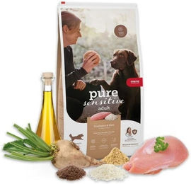 Mera Dog Pure Sensitive Adult Trockenfutter Truthahn und Reis glutenfrei für Hunde 4 kg - 4 kg – Bild 1 von 5