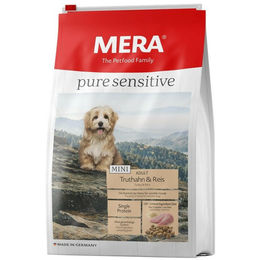 Mera Dog Pure Sensitive Mini Hundefutter Truthahn und Reis Adult 1 kg - 1 kg – Bild 1 von 3