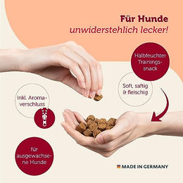 Mera Dog Snacker Geflügel Belohnungssnack für Hunde Adult Getreidefrei 200g - 200 g – Bild 1 von 8