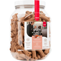 Produktbild von Mera Goody Snacks Lachs & Reis Hundeleckerlis für sensible Hunde glutenfrei und hypoallergen 6x600g