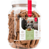 Produktbild von Mera Pure Sensitive Goody Hundesnacks mit Insektenprotein und Truthahn glutenfrei und hypoallergen 6x600g