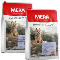 Produktbild von Mera Pure Sensitive Mini Adult Hundefutter Lamm und Reis glutenfrei 2x4 kg - 2 x 4 kg