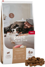 Mera Pure Sensitive Puppy Trockenfutter Truthahn & Reis für Welpen glutenfrei 4 kg - 4 kg – Bild 1 von 5