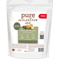 Produktbild von Mera Pure Sensitive Seidenraupe & Kartoffel Trockenfutter für Hunde Adult Getreidefrei Hypoallergen 1kg