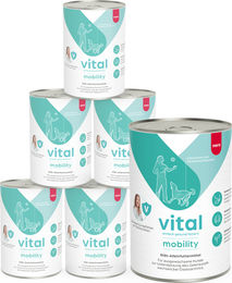 Mera Vital Mobility Veterinärdiät Nassfutter für Hunde mit Rind und Huhn zur Unterstützung der Gelenke 2400g – Bild 1 von 1