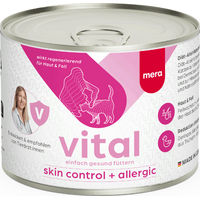 Produktbild von Mera Vital Skin Control + Allergic Hypoallergenes Nassfutter für Katzen mit Pute zur Unterstützung von Haut und Fell 1200g