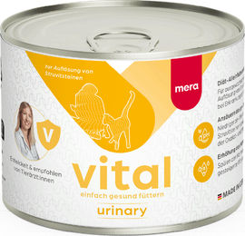 mera vital Urinary Katzen Nassfutter zur Unterstützung der Harnwege 6x200g – Bild 1 von 2