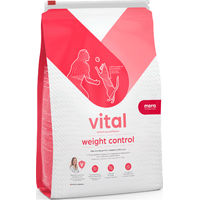 Produktbild von Mera Vital Weight Control Trockenfutter für Katzen mit Geflügel und Rind zur Gewichtskontrolle 3kg