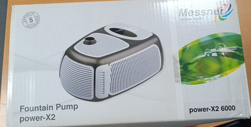 Messner Power-X2 6000 Hochleistungs-Bachlauf- und Wasserfallpumpe – Bild 1 von 5