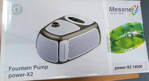 Messner Teichpumpe Power-X2 14000 mit Keramik in Grau – Bild 1 von 4