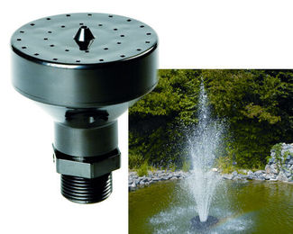 Produktbild von Messner Vulkandüse 1 Zoll Schwarz für den Teich