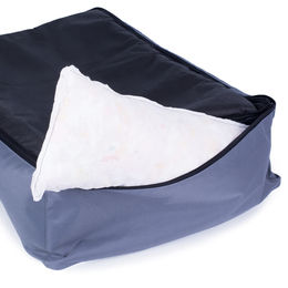 Mestizo Valencia Orthopädisches Hundebett aus wasserdichtem Cordura Polyester 65x50cm Beige Schwarz – Bild 1 von 5