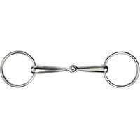 Produktbild von Metalab 2-Ring Gebiss aus Edelstahl in Silber für Pferde