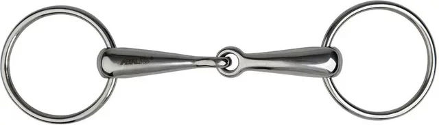 Metalab 2-Ring Gebiss aus Edelstahl in Silber für Pferde – Bild 1 von 1
