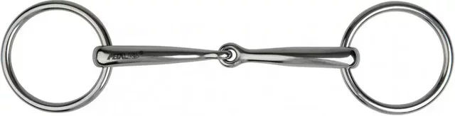 Produktbild von Metalab 2-Ring Gebiss aus Edelstahl in Silber für Pferde