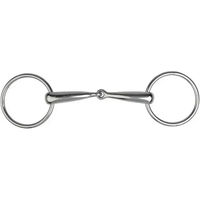 Produktbild von Metalab 2-Ring Gebiss aus Edelstahl in Silber für Pferde