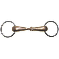 Produktbild von Metalab 2-Ring-Gebiss für Pferde aus Kupfer oder Edelstahl