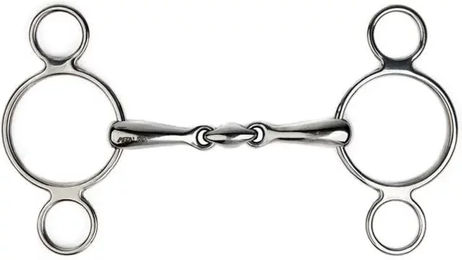 Produktbild von Metalab 3-Ring Gebiss aus Edelstahl in Silber