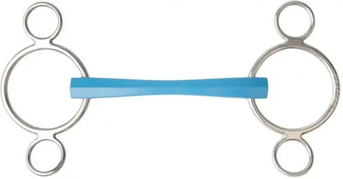 Produktbild von Metalab 3-Ring Gebiss Flexi aus Metall Blau