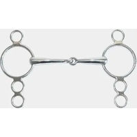 Produktbild von Metalab 4-Ring Gebiss aus Edelstahl für Ponys in Silber