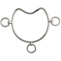 Produktbild von Metalab Anti-Sabber-Gebiss für Pferde aus Edelstahl in Silber