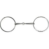 Produktbild von Metalab Aufstellgebiss für Pferde mit großen Ringen aus Edelstahl