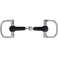 Produktbild von Metalab D-Ring Gebiss aus Edelstahl in Silber oder Schwarz