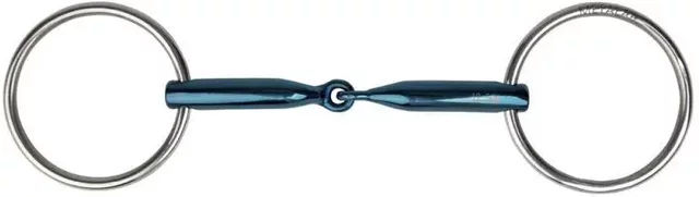 Produktbild von Metalab Eco Blue 2-Ring Gebiss aus Edelstahl in Blau