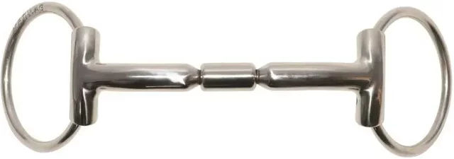 Produktbild von Metalab Elite 2-Ring Gebiss aus Edelstahl in Silber für Pferde