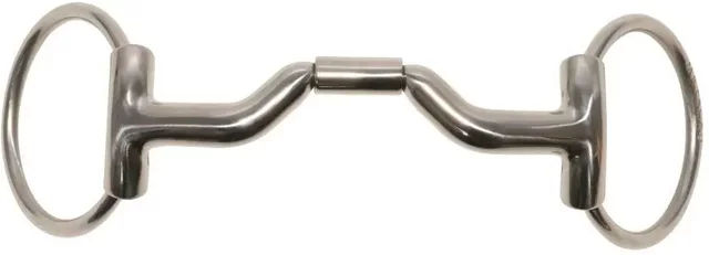 Metalab Elite 2-Ring-Gebiss für Pferde aus Metall in Silber – Bild 1 von 2