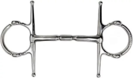 Produktbild von Metalab Elite Aufzieh Schenkeltrense aus Edelstahl in Silber