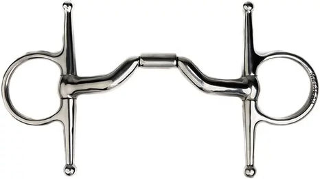 Produktbild von Metalab Elite Schenkeltrense aus Edelstahl in Silber für Pferde
