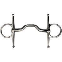 Produktbild von Metalab Elite Schenkeltrense aus Edelstahl in Silber für Pferde