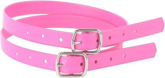 Metalab Flexicare Sporenriemen für Pferde aus Polyester in Silber oder Rosa – Bild 1 von 1