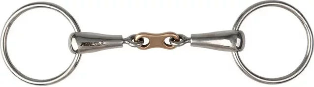Produktbild von Metalab Francois Gautier Pinchless 2-Ring Gebiss mit Gummi aus Edelstahl in Silber