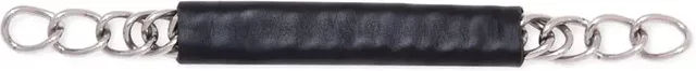 Produktbild von Metalab Handgelenkriemen aus Leder für Pferde in Schwarz