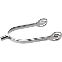 Produktbild von Metalab Kurze Stiefelsporen für Pferde aus Stahl in Silber