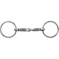 Produktbild von Metalab Magic System Gebiss für Pferde mit 2 Ringen aus Metall in Kupfer und Silber