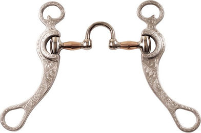Metalab Mors Western Snaffle Gebiss aus Aluminium für Pferde 12,5 cm – Bild 1 von 1