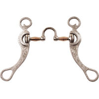 Produktbild von Metalab Mors Western Snaffle Gebiss aus Aluminium für Pferde 12,5 cm
