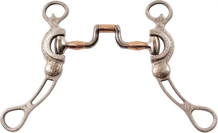 Produktbild von Metalab Mors Western Snaffle Gebiss für Pferde aus Aluminium mit Kupferseiten FG
