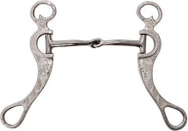 Produktbild von Metalab Mors Western Snaffle Gebiss für Pferde aus Metall in Silber