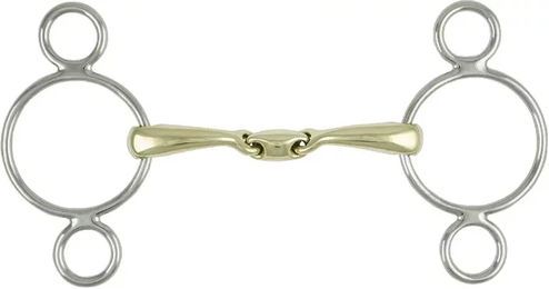 Produktbild von Metalab Morse Pessoa Double Brisuren für Pferde aus Edelstahl Silber