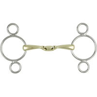 Produktbild von Metalab Morse Pessoa Double Brisuren für Pferde aus Edelstahl Silber
