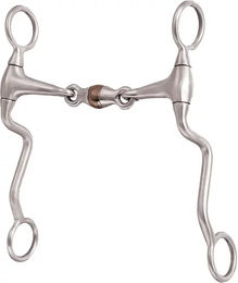Metalab Performer Western Snaffle Gebiss für Pferde mit Kupfer und Silber 12,5 cm – Bild 1 von 1