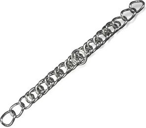 Metalab Pferdegatter aus Edelstahl mit 24 Ringen in Silber – Bild 1 von 1