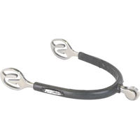 Produktbild von Metalab Rundschlaufe für Damen-Sporenriemen aus Edelstahl Schwarz FEI-konform