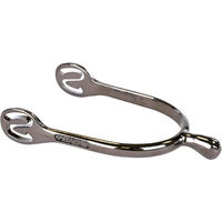 Produktbild von Metalab Sporenriemen Arlon für Pferde Schwarz Grau Silber 20 mm