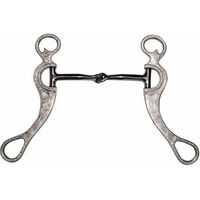 Produktbild von Metalab Western Snaffle Gebiss für Pferde aus Eisen mit Anti-Collapse-Funktion