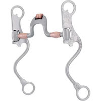 Produktbild von Metalab Western Snaffle Gebiss mit Rollen und Kupfertrinsen für Pferde